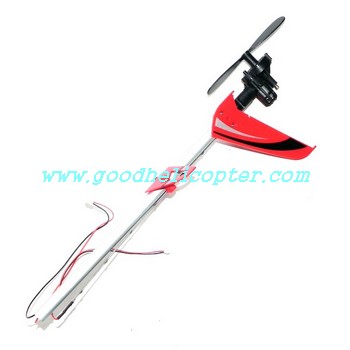 egofly-lt-711 helicopter parts red color tail set (Tail big boom + tail motor + tail motor deck + tail blade + red color tail decoration set + fixed set)